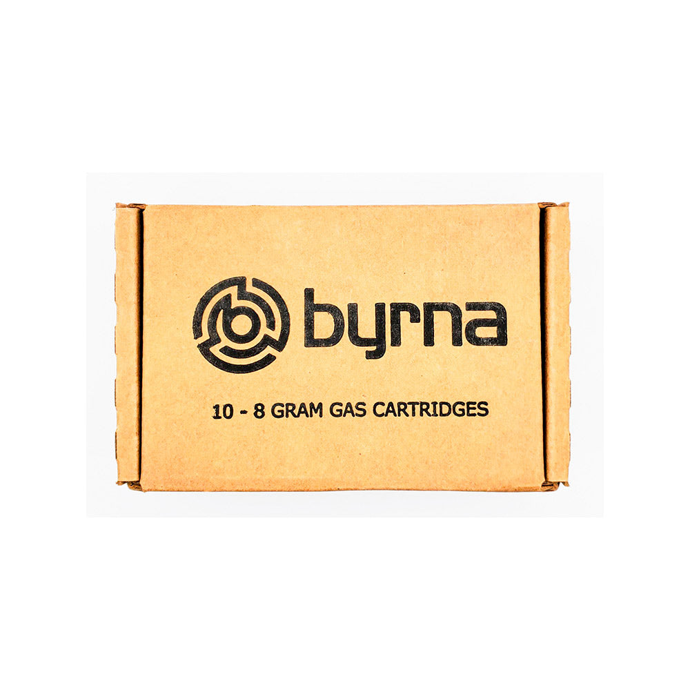 Byrna 10CT 8 Gram CO2 Cartridges + Oiler Cartridge
