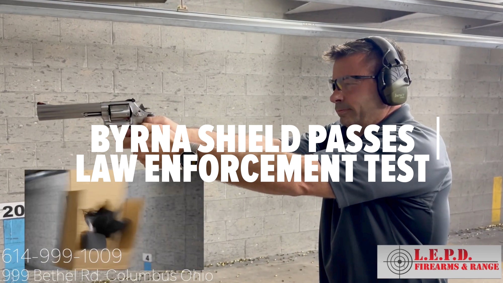 Byrna Shield Passes Law Enforcement Test