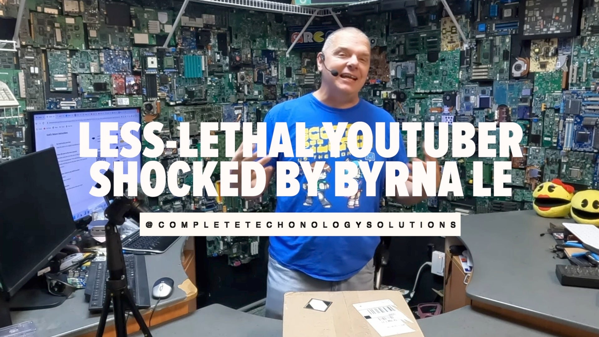 LESS-LETHAL YOUTUBER SHOCKED BY BYRNA LE