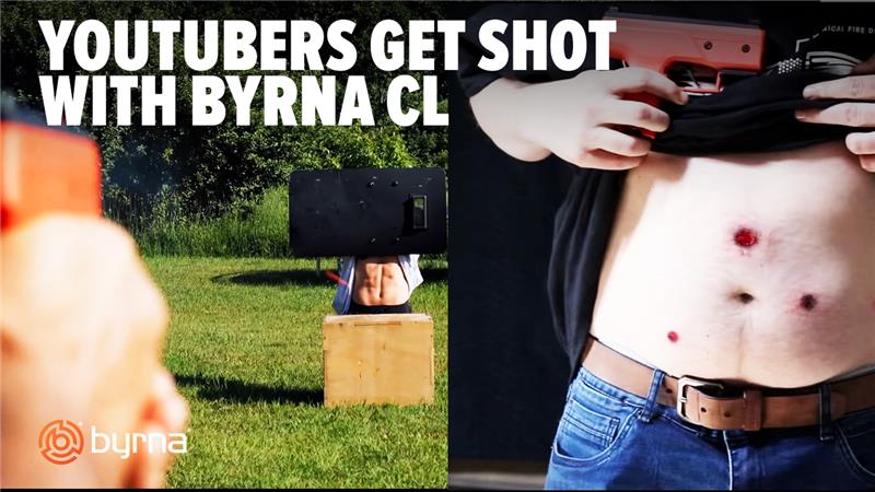 YouTubers Get Shot by the Byrna Compact Launcher for Science