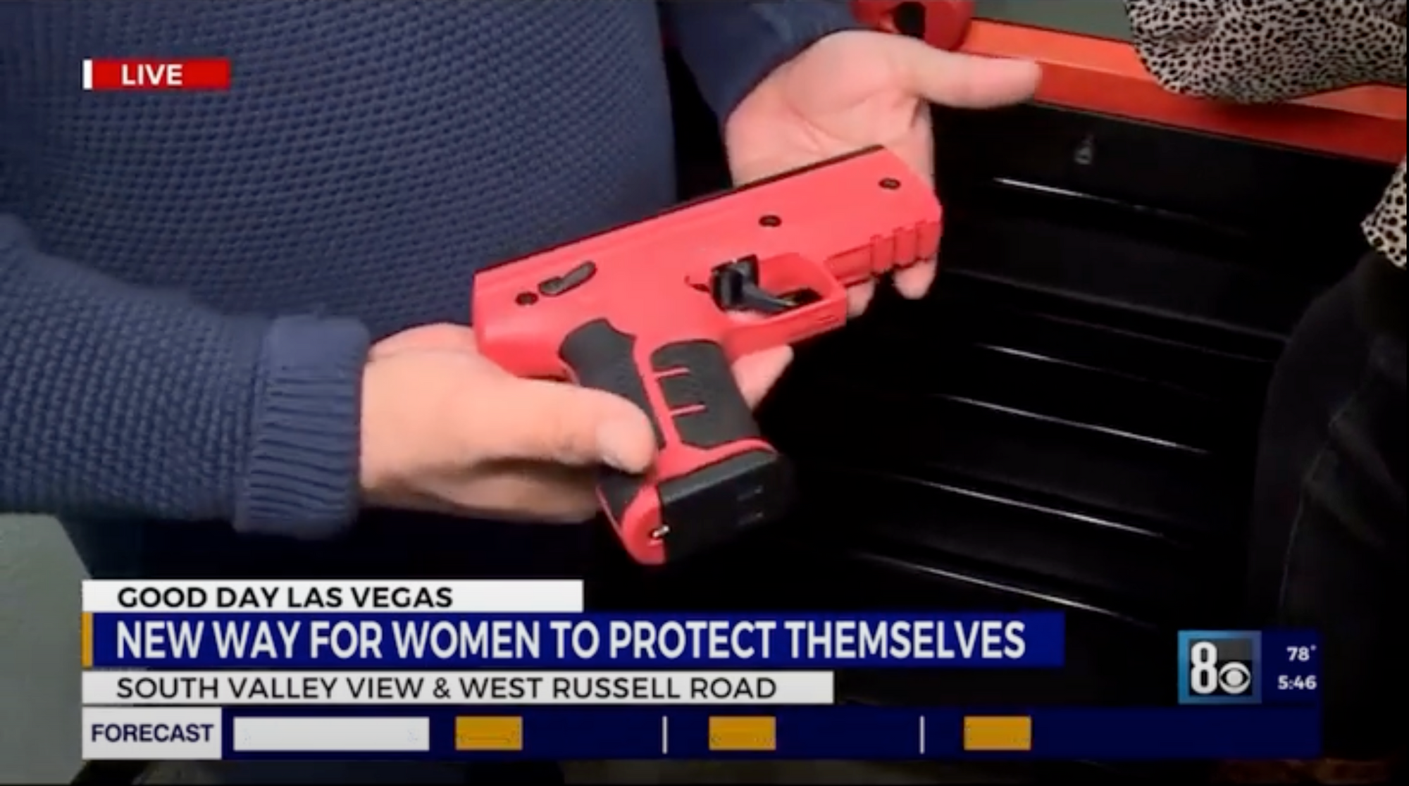 CBS Las Vegas Features the Importance of Having a Byrna for Self-Defense