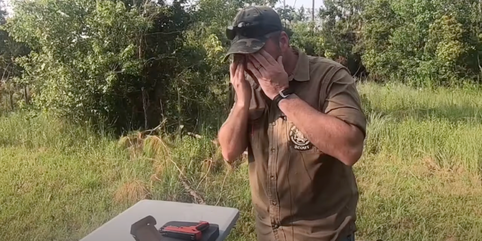 YouTuber "Survival Living" Tests the Byrna LE For Himself (On Himself)