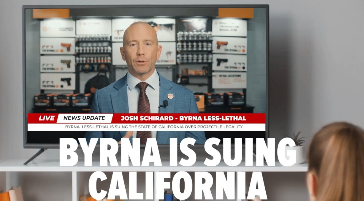 Byrna's Lawsuit Against California's Ban on Chemical Rounds