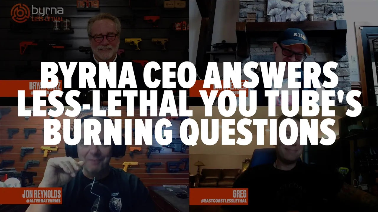Byrna CEO Answers Questions From Less-Lethal You Tube Community
