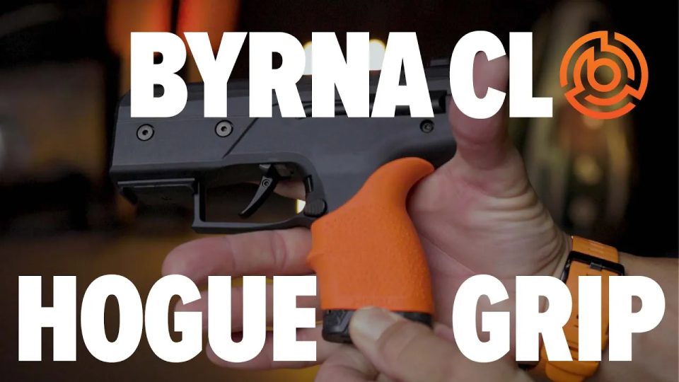 Introducing the Hogue Grip for the Byrna Compact Launcher