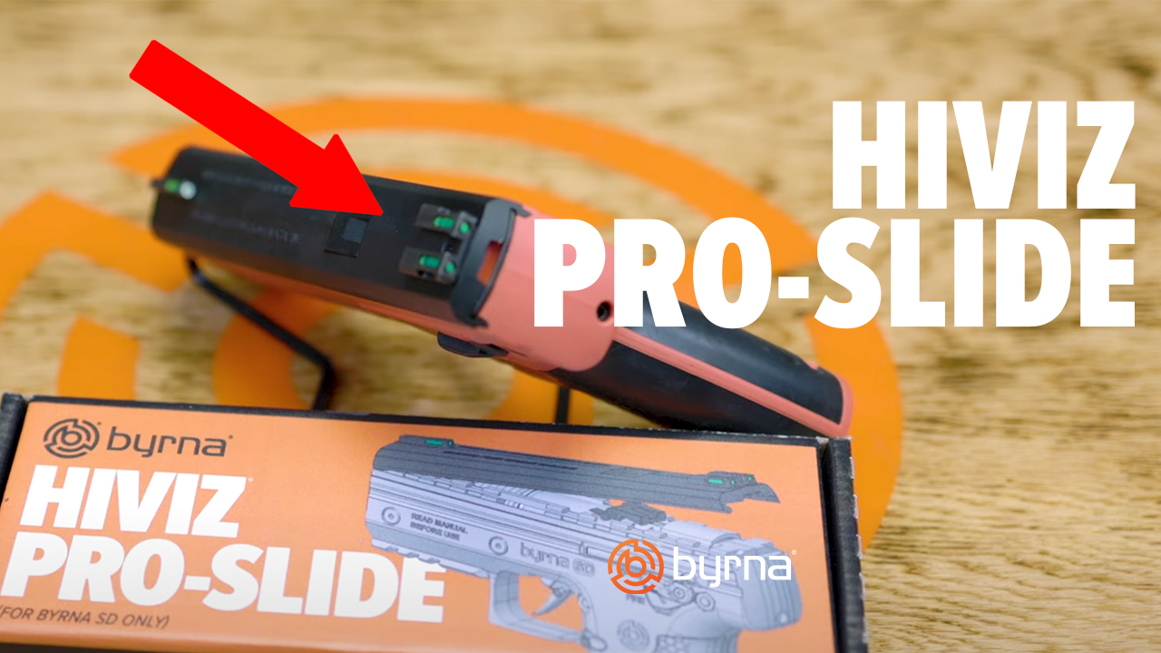 Byrna's HIVIZ Pro Slide Attachment