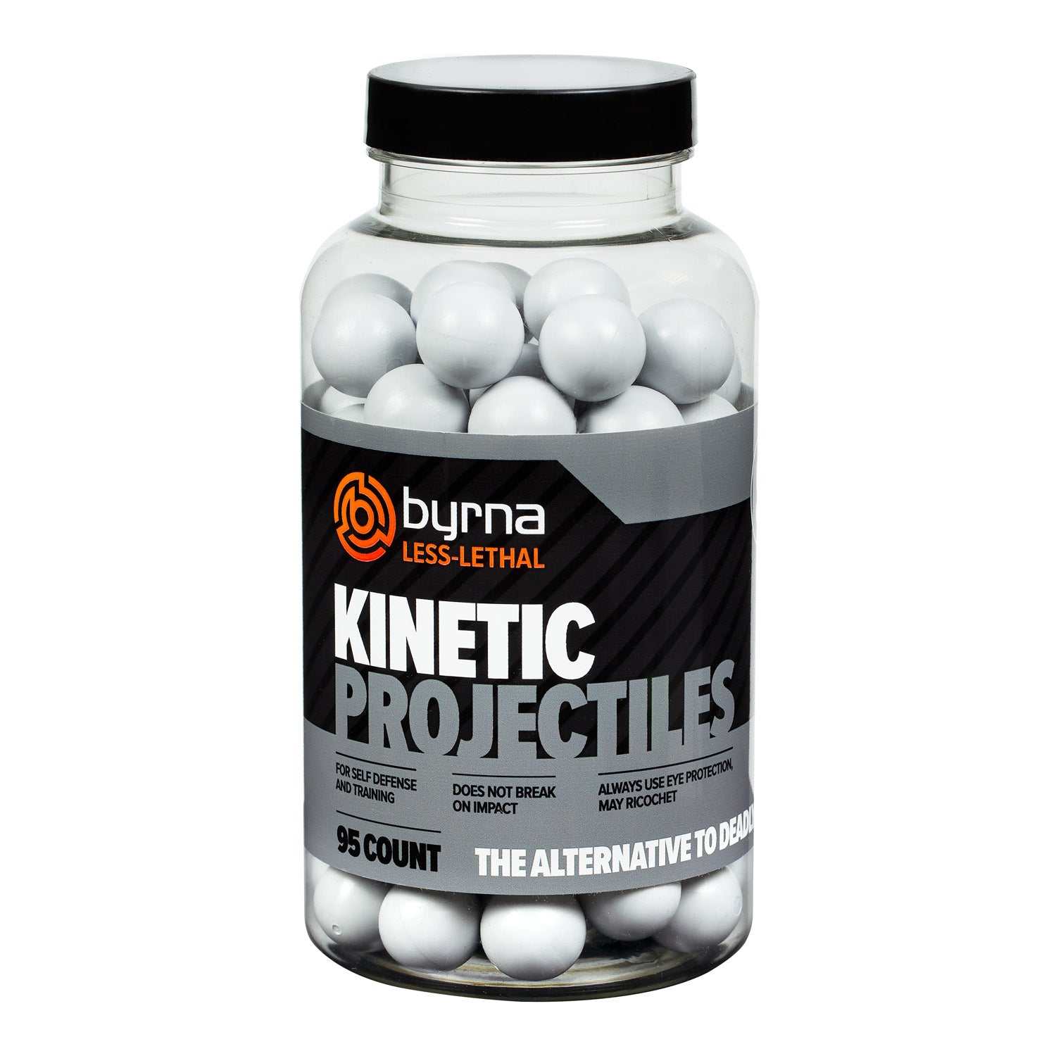 Safe Sticky Projectiles Rubber Bullets | Non Lethal Ammo | Byrna Kinetic Projectiles 95 count