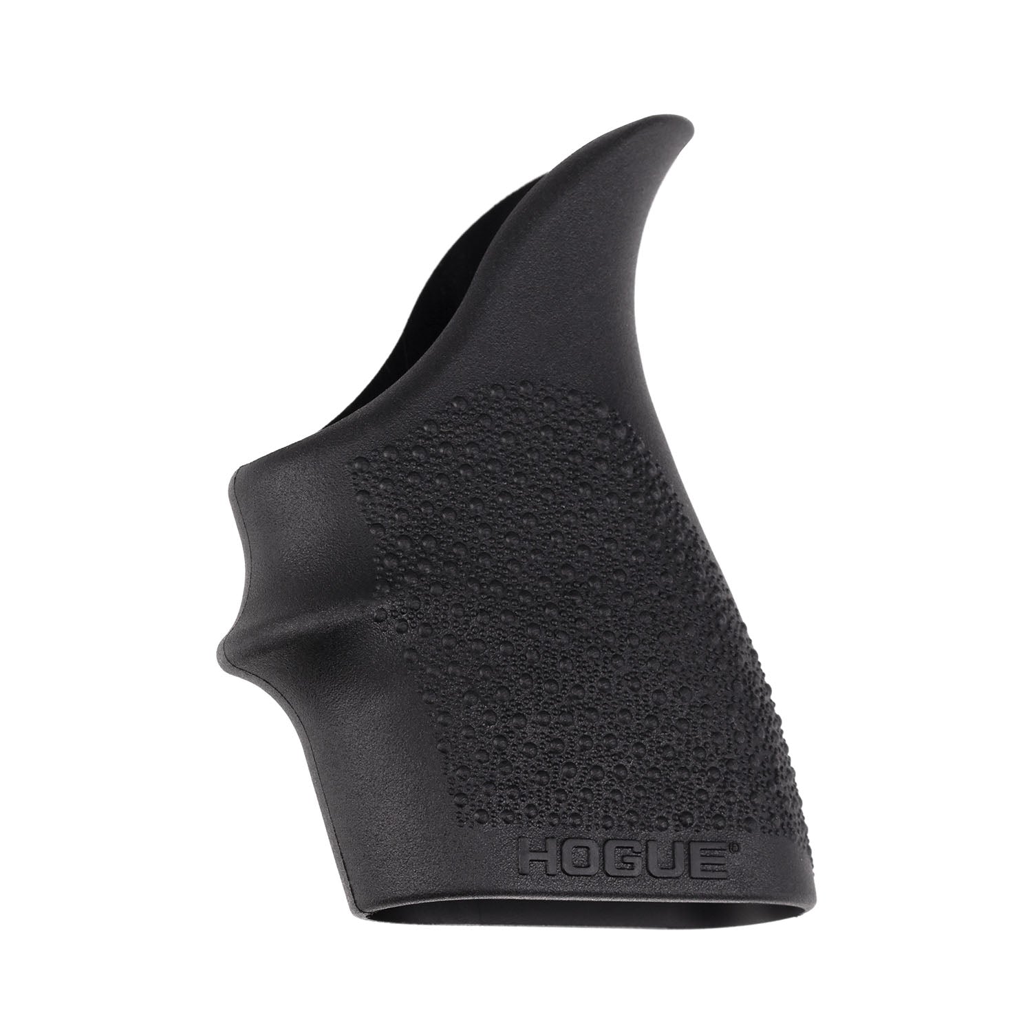Byrna CL Hogue Handall Beavertail Grip Sleeve - Showing left side profile of Black grip