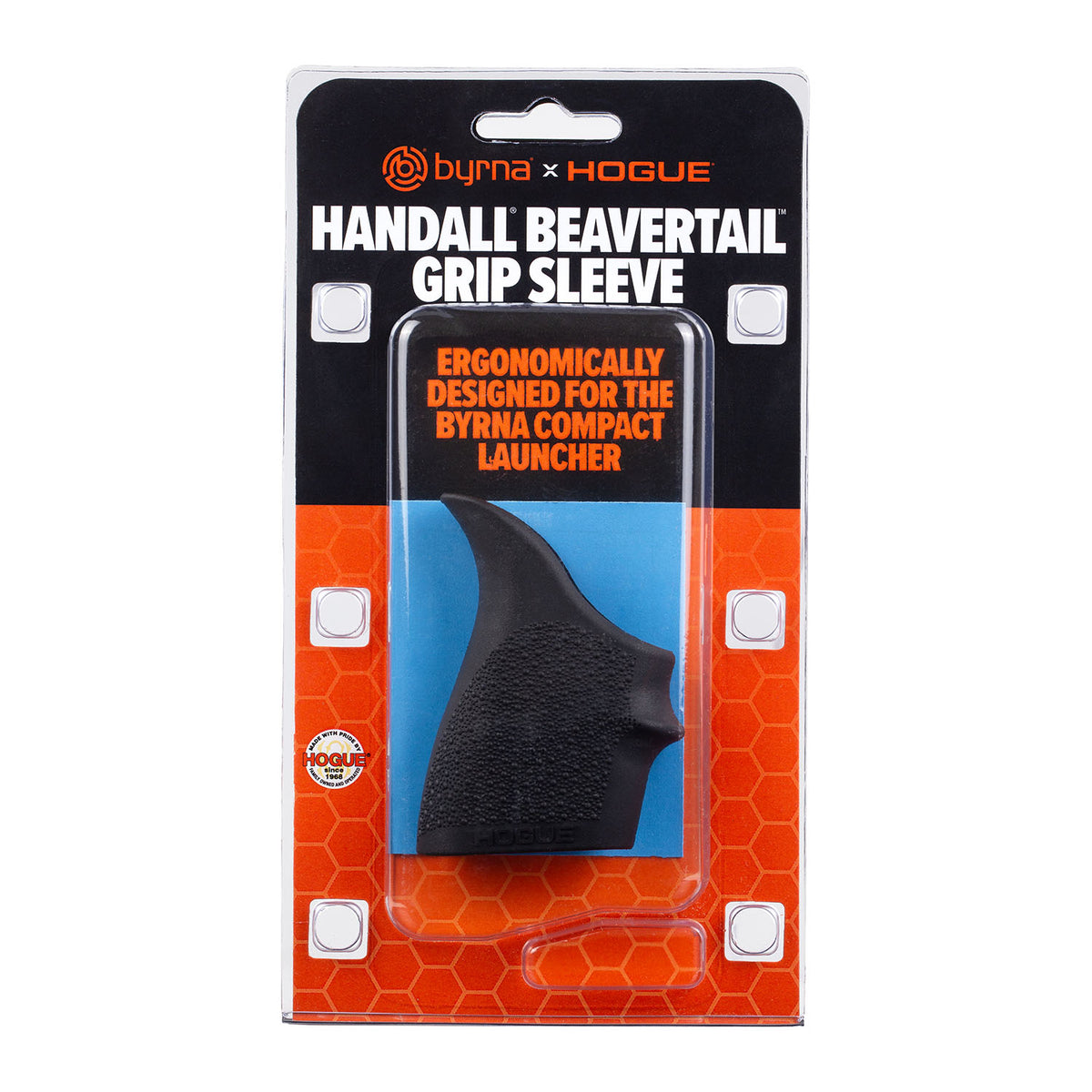 Byrna CL Hogue Handall Beavertail Grip Sleeve - Black