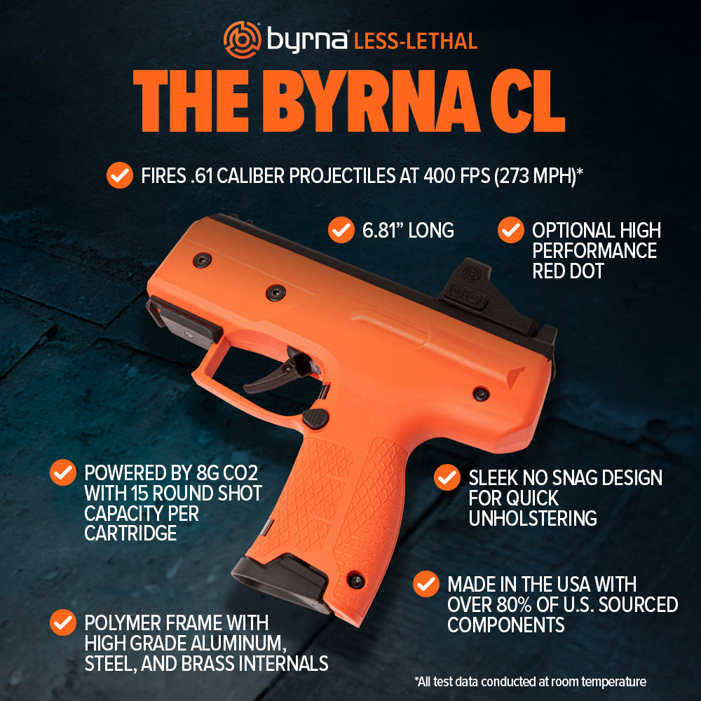 Byrna Inert Byrna CL | The Most Compact & Powerful Less Lethal Pistol