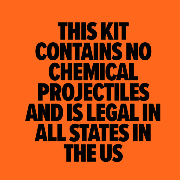 Byrna Launcher Kit Warning - This Kit Contains No Chemical Projectiles