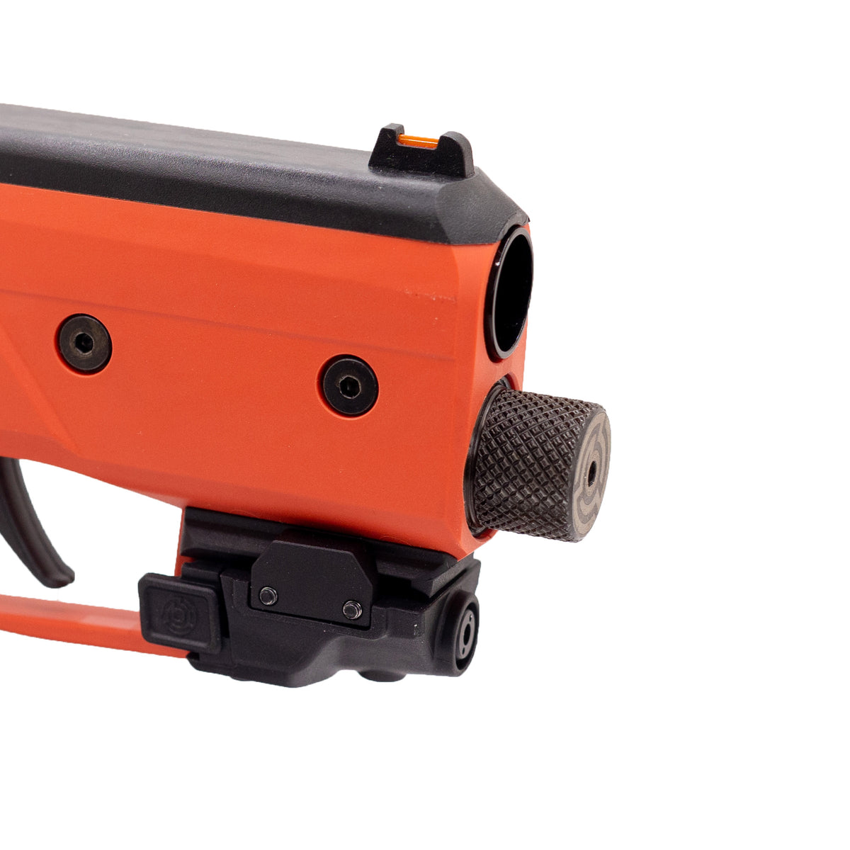 Quick Release CO2 Cap - Side Profile with Launcher