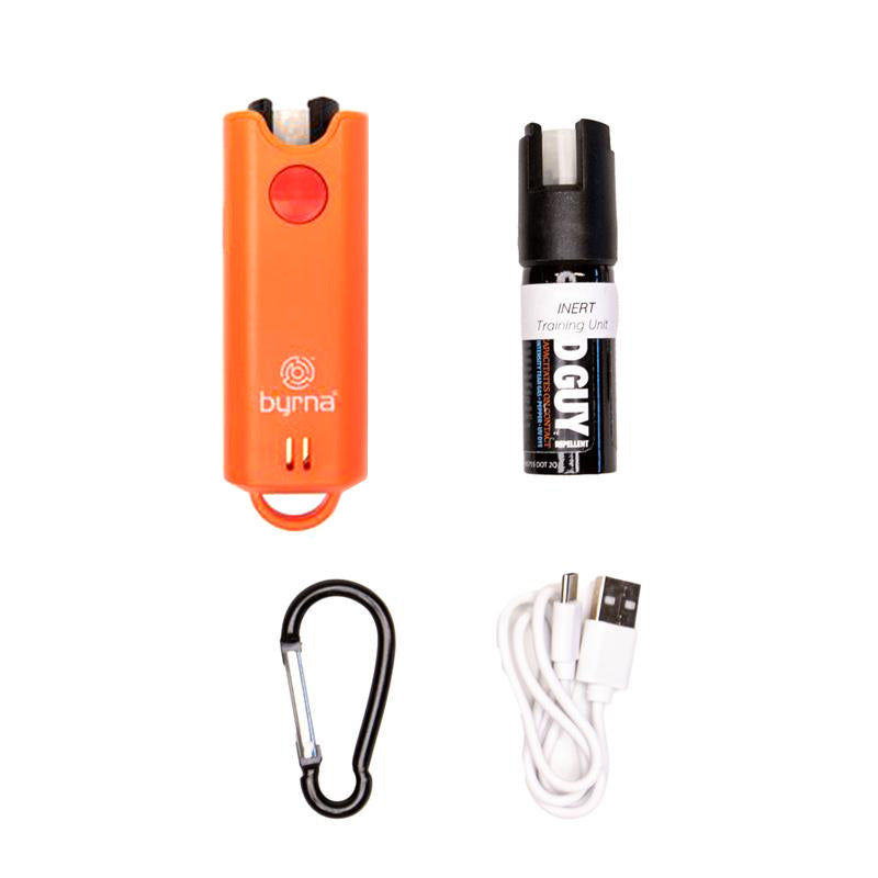 Byrna Duo Personal Safety Alarm Plus Pepper Spray - Orange