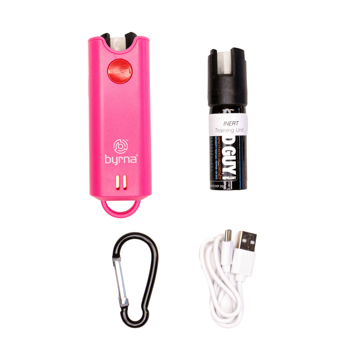 Byrna Duo Personal Safety Alarm Plus Pepper Spray - Pink