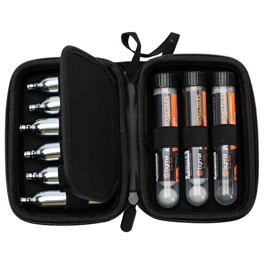 Loaded 8g CO2 Carry Case with Pepper and Kinetic Projectiles