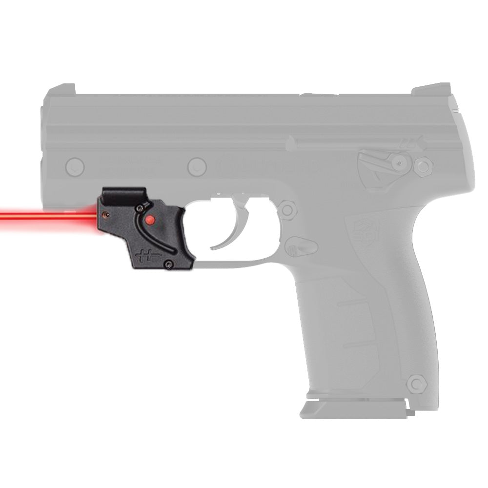 Byrna E-Series Red Laser by Viridian - side profile with launcher